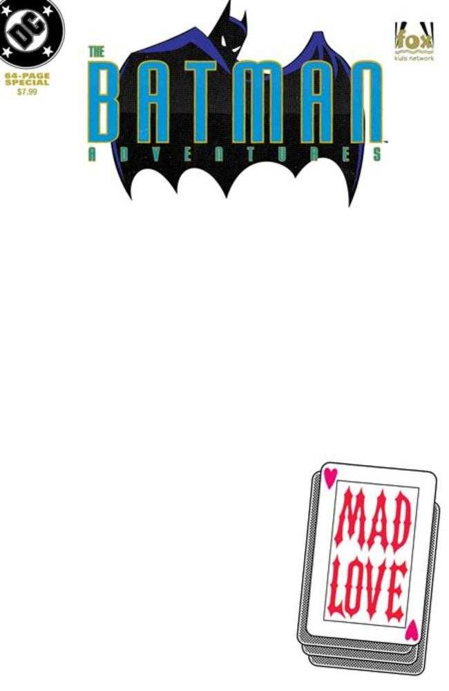 Batman Adventures Mad Love Special #1 (One Shot) Facsimile Edition Cover C Blank Card Stock Variant | L.A. Mood Comics and Games