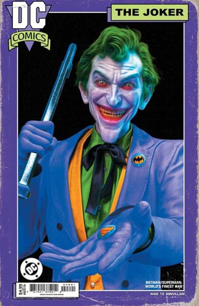 Batman Superman Worlds Finest #48 Cover B Mark Spears Card Stock Variant | L.A. Mood Comics and Games