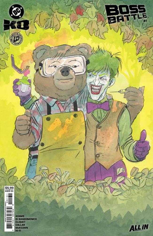 DC K.O. Boss Battle #1 (One Shot) Cover C Patrick Horvath Card Stock Variant | L.A. Mood Comics and Games