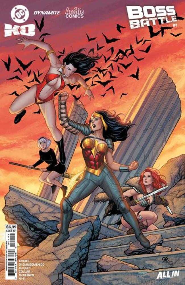 DC K.O. Boss Battle #1 (One Shot) Cover D Frank Cho Card Stock Variant | L.A. Mood Comics and Games