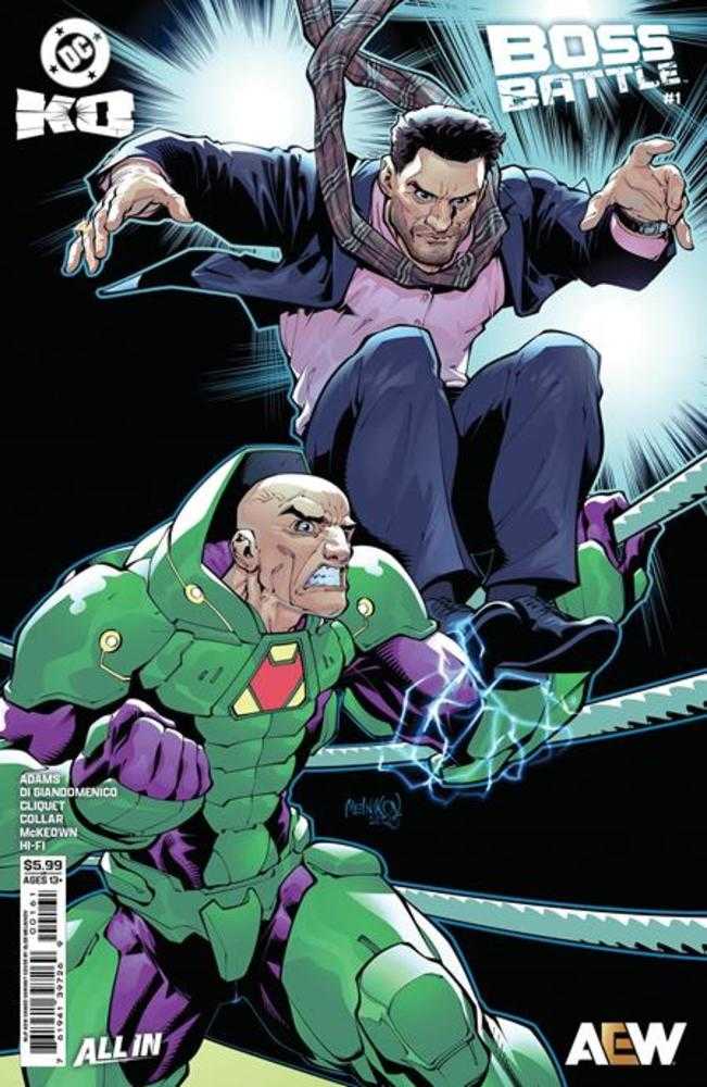 DC K.O. Boss Battle #1 (One Shot) Cover F Gleb Melnikov Aew Card Stock Variant | L.A. Mood Comics and Games