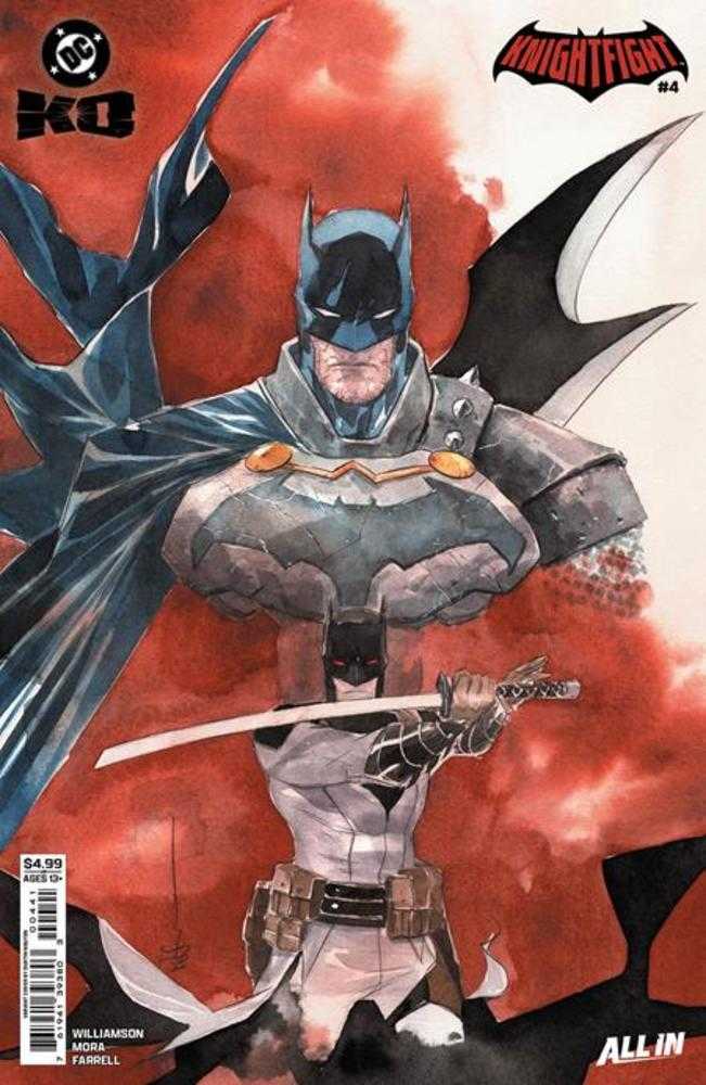 DC K.O. Knightfight #4 (Of 4) Cover D Dustin Nguyen Card Stock Variant | L.A. Mood Comics and Games