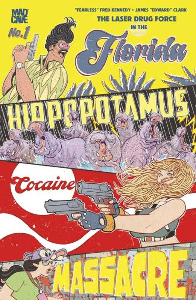 Florida Hippopotamus Cocaine Massacre #1 (Of 4) Cover A James Edward Clark (Mature) | L.A. Mood Comics and Games