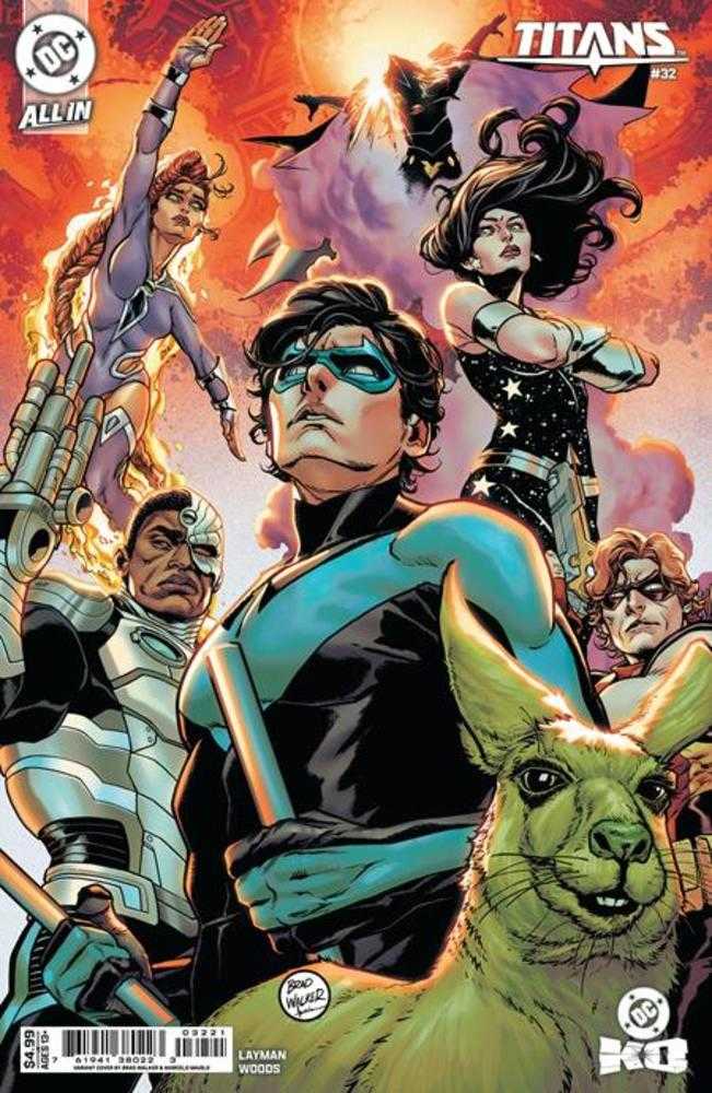 Titans #32 Cover B Brad Walker Card Stock Variant (DC K.O.) | L.A. Mood Comics and Games