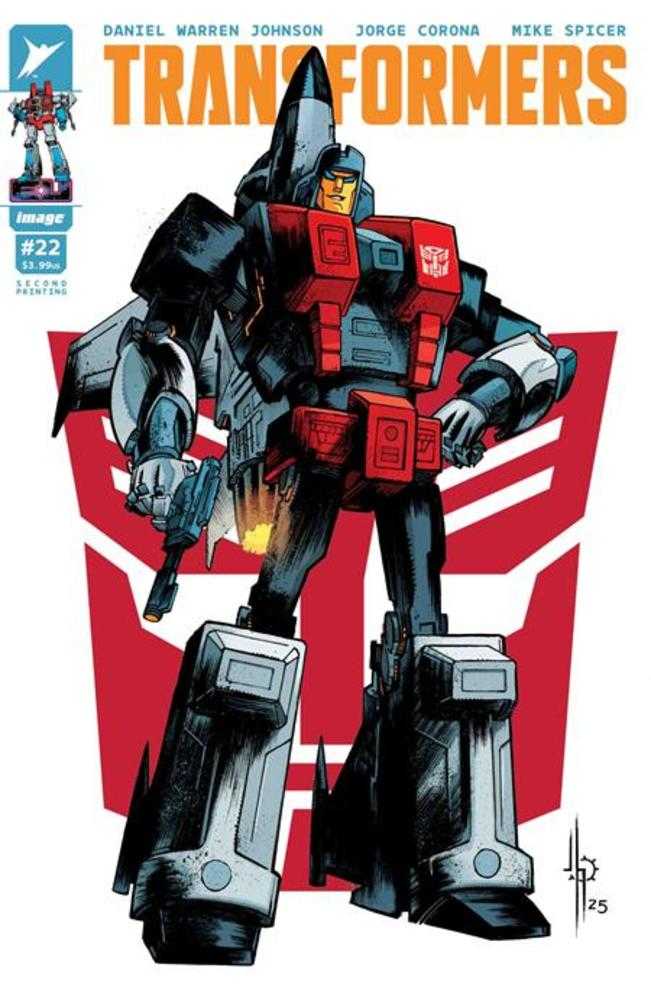 Transformers #22 2nd Printing Cover B Jason Howard Autobot Variant | L.A. Mood Comics and Games