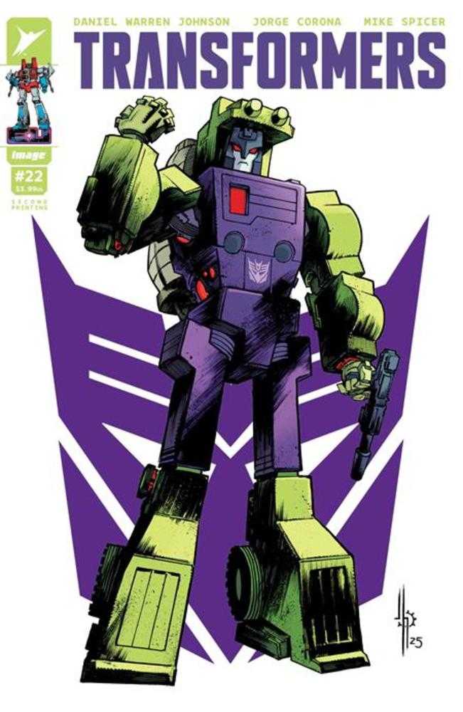 Transformers #22 2nd Printing Cover A Jason Howard Decepticon Cover | L.A. Mood Comics and Games