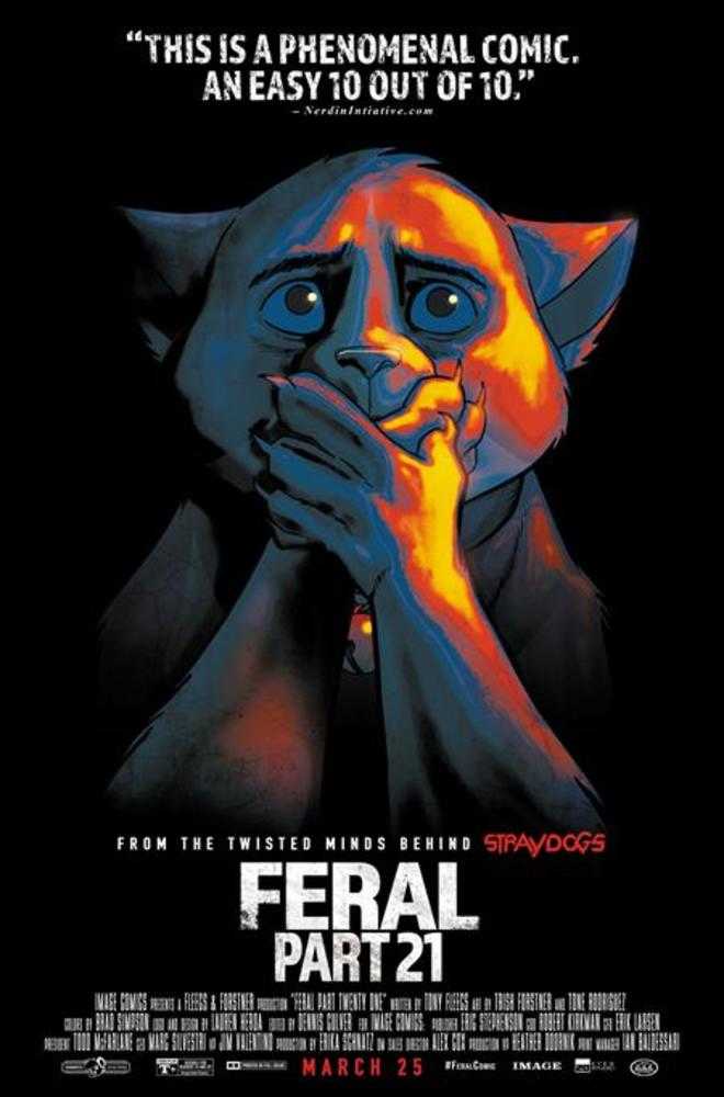 Feral #21 Cover B Trish Forstner & Allen Passalaqua Variant | L.A. Mood Comics and Games