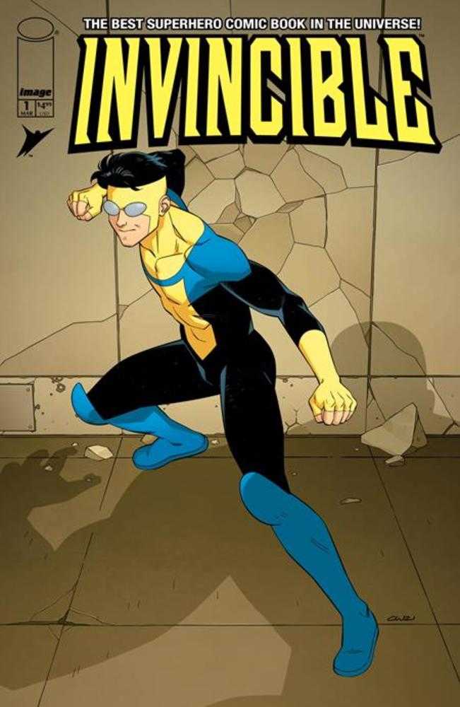 Invincible Foil Edition #1 Reprint Cover B Cory Walker & Dave Mccaig Variant | L.A. Mood Comics and Games