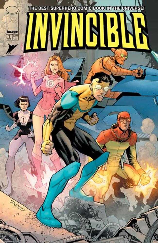 Invincible Foil Edition #1 Reprint Cover C Ryan Ottley & Nathan Fairbairn Variant | L.A. Mood Comics and Games
