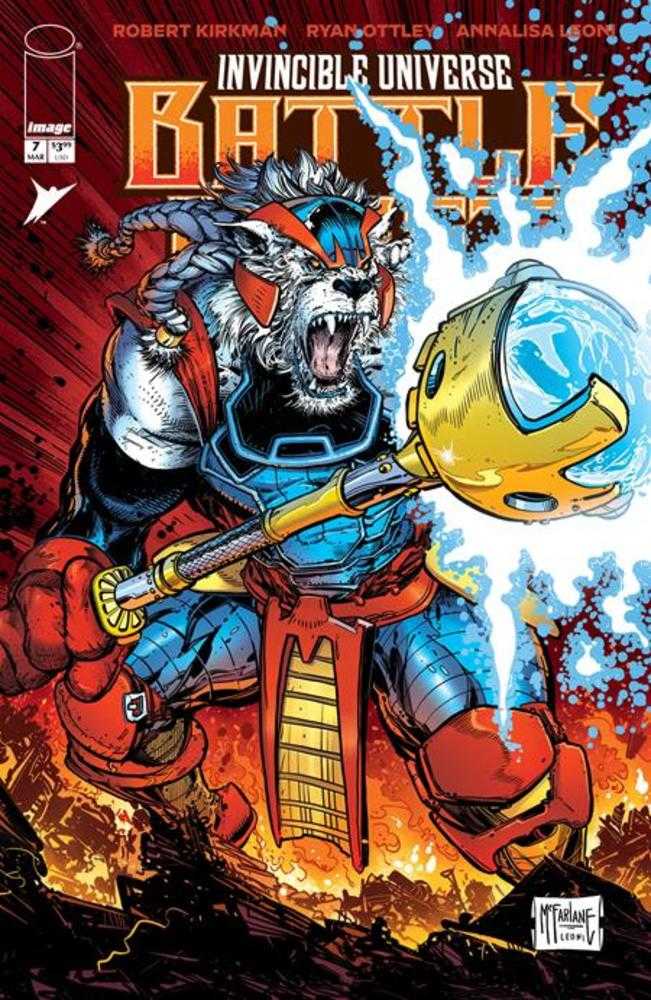 Invincible Universe Battle Beast #7 Cover B Todd McFarlane & Annalisa Leoni Variant | L.A. Mood Comics and Games