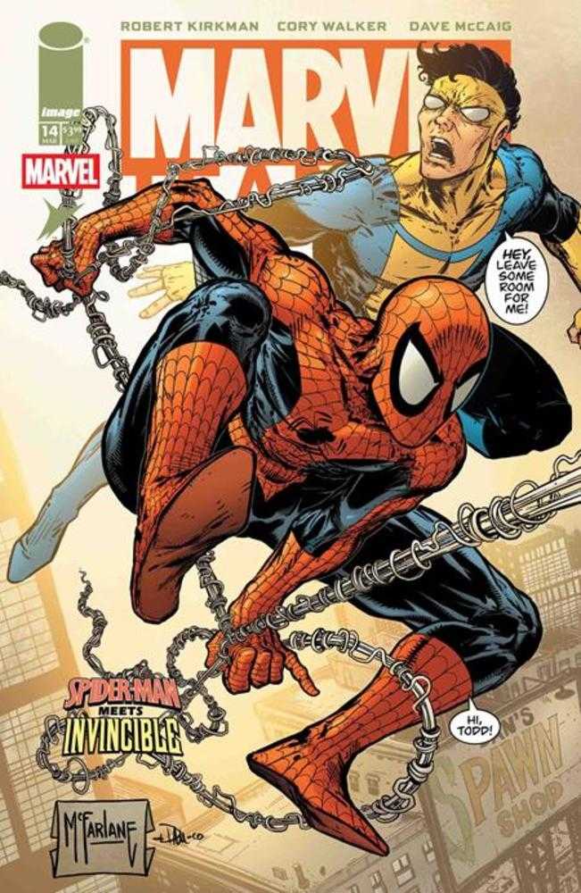 Marvel Teamup #14 Facsimile Edition Cover D Todd McFarlane & Dave Mccaig Variant | L.A. Mood Comics and Games