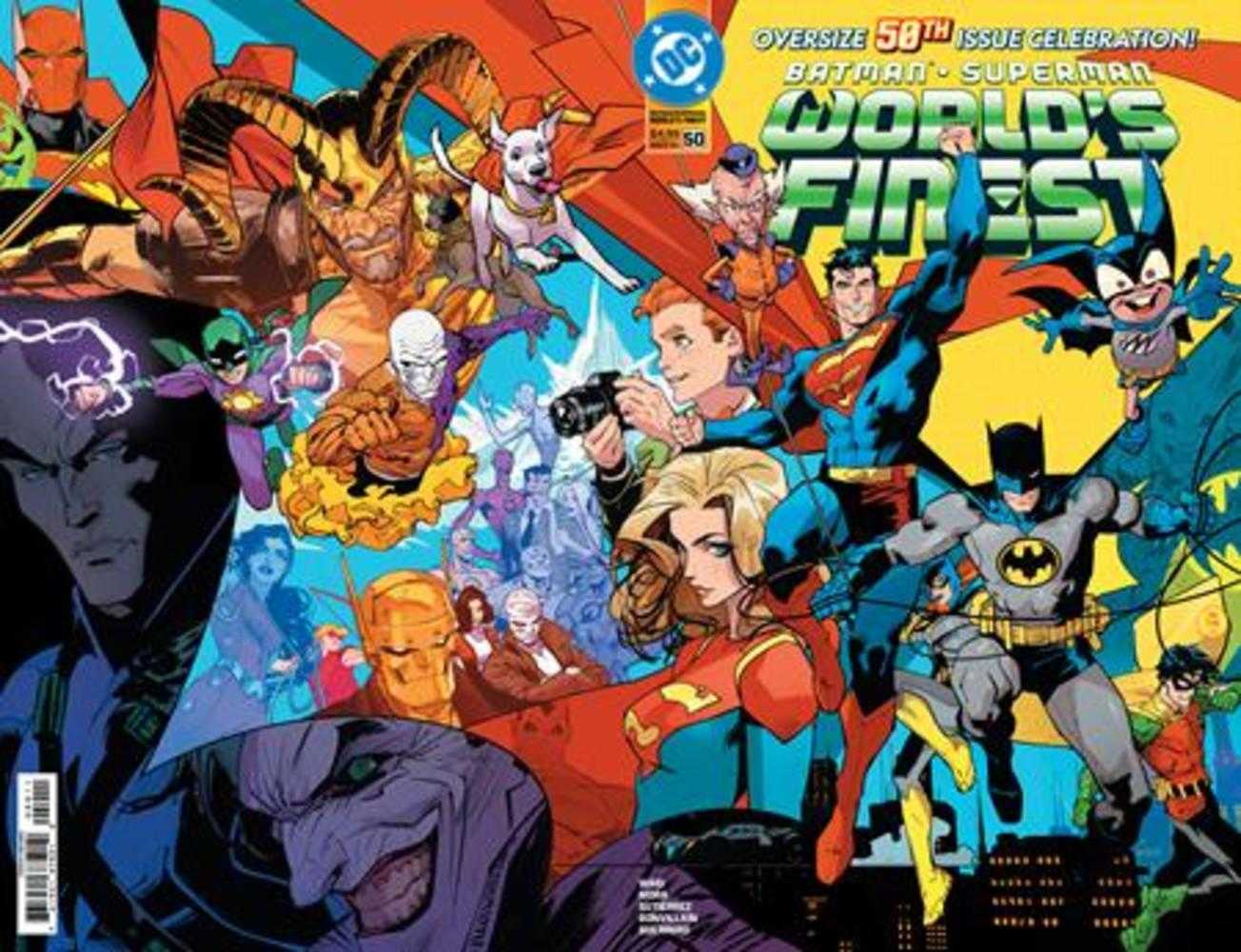 Batman Superman Worlds Finest #50 Cover A Dan Mora Wraparound | L.A. Mood Comics and Games