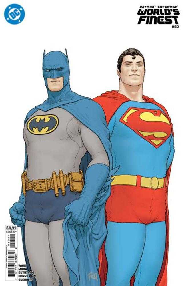 Batman Superman Worlds Finest #50 Cover B Frank Quitely Card Stock Variant | L.A. Mood Comics and Games