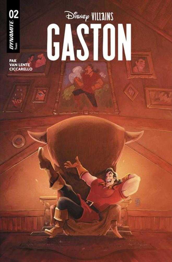 Disney Villains Gaston #2 Cover A Alessandro Ranald Variant | L.A. Mood Comics and Games