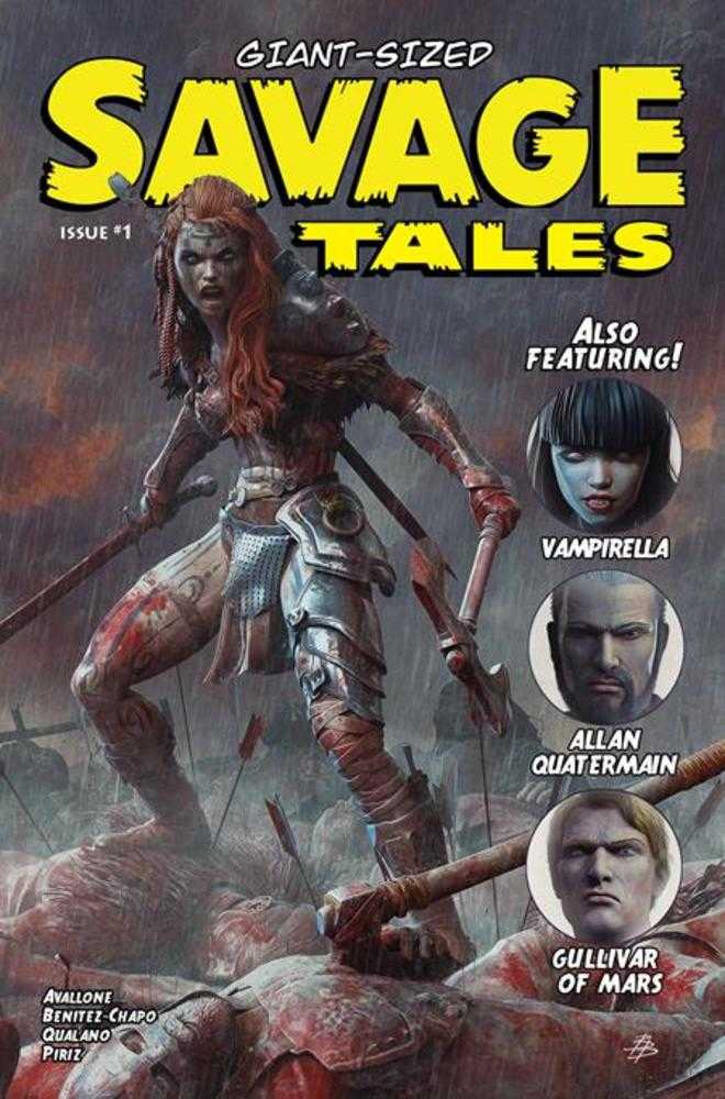 Giant Sized Savage Tales (One Shot) Cover A Bjorn Barends Red Sonja | L.A. Mood Comics and Games