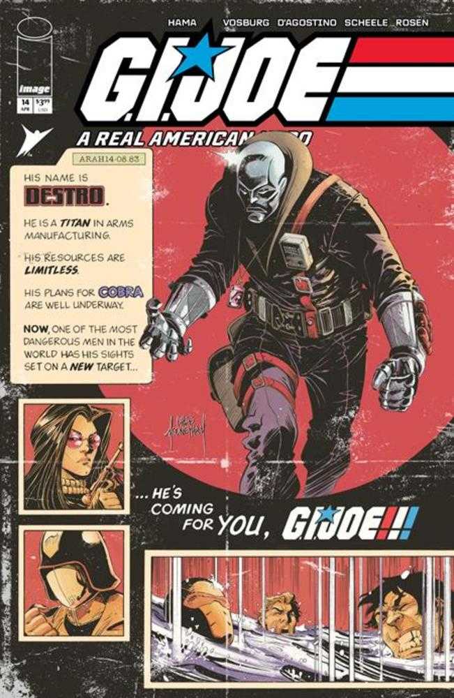G.I. Joe A Real American Hero #14 Hama Files Edition Cover B Chris Mooneyham Variant | L.A. Mood Comics and Games
