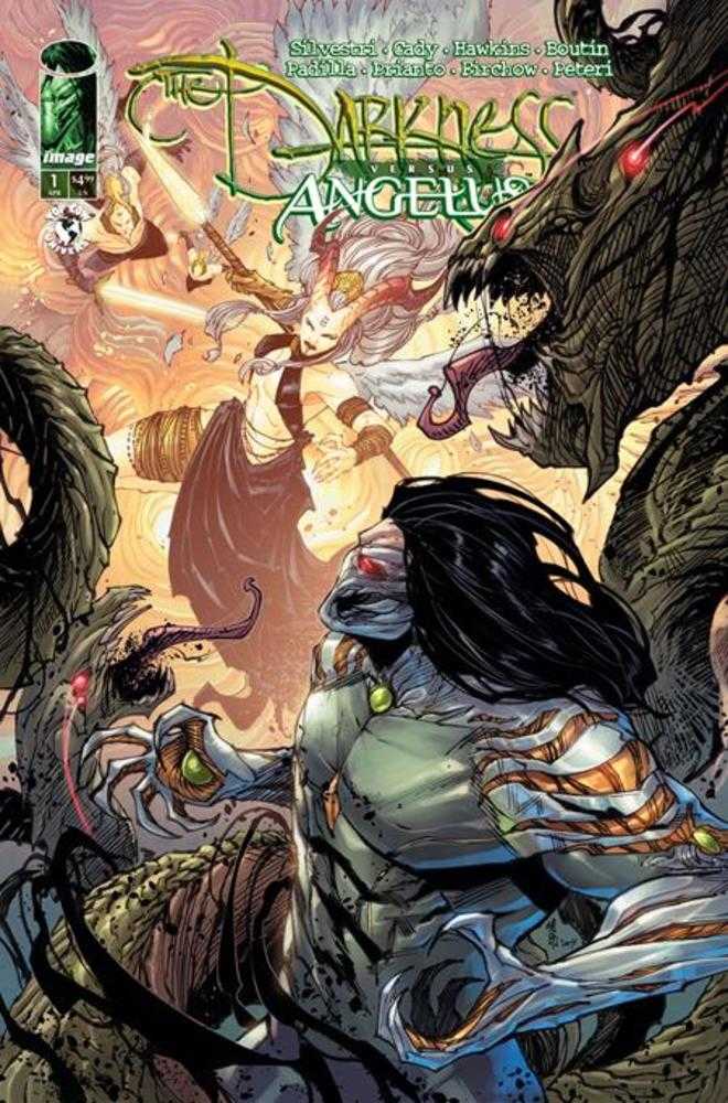 Darkness vs Angelus (One Shot) Cover A Giuseppe Cafaro & Arif Prianto | L.A. Mood Comics and Games