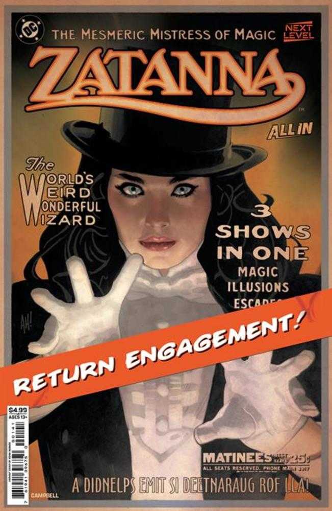 Zatanna (2026) #1 Cover C Adam Hughes Card Stock Variant | L.A. Mood Comics and Games