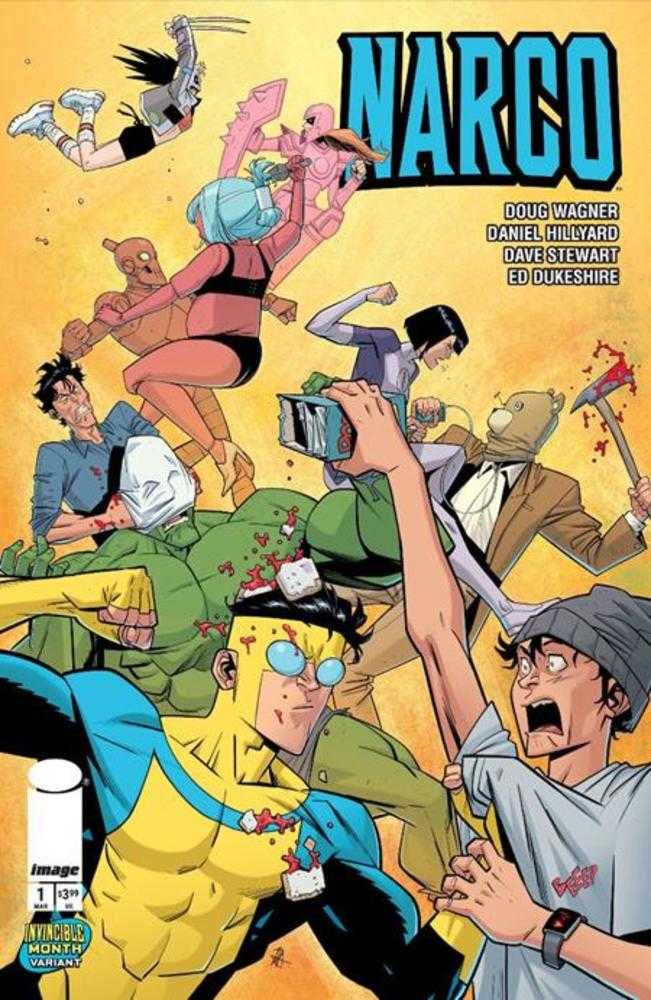 Narco #1 (Of 5) Cover D Daniel Hillyard & Dave Stewart Invincible Team Up Variant | L.A. Mood Comics and Games