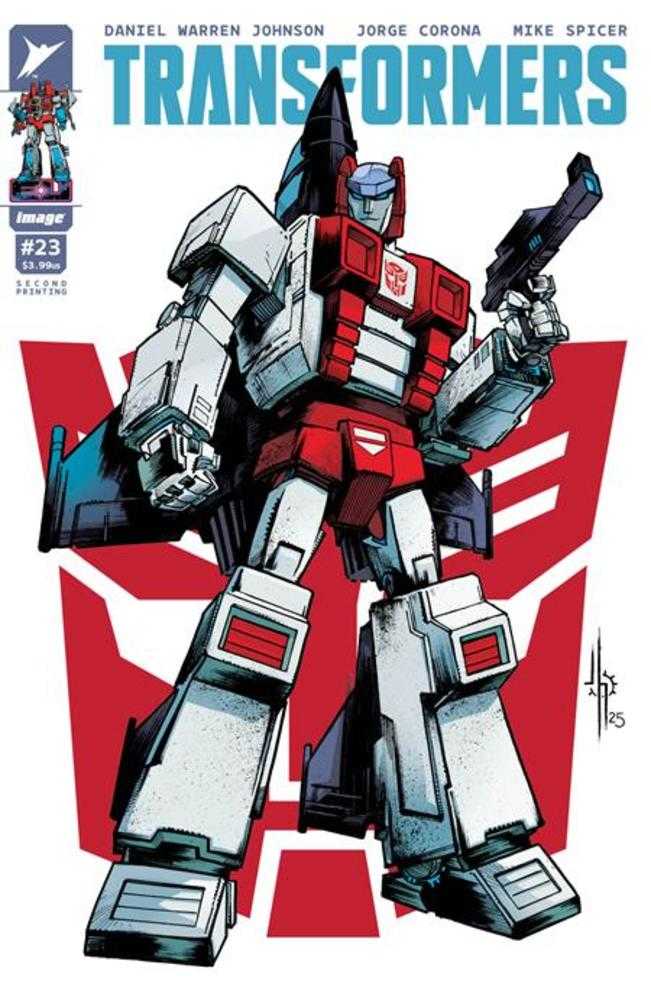 Transformers #23 2nd Printing Cover B Jason Howard Autobot Variant | L.A. Mood Comics and Games