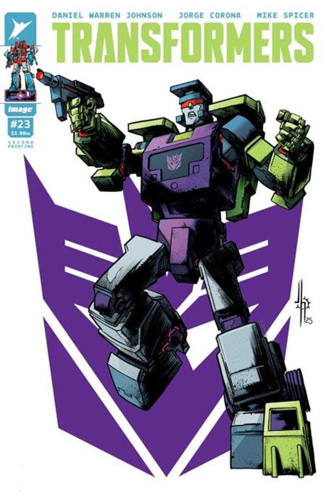 Transformers #23 2nd Printing Cover A Jason Howard Decepticon | L.A. Mood Comics and Games