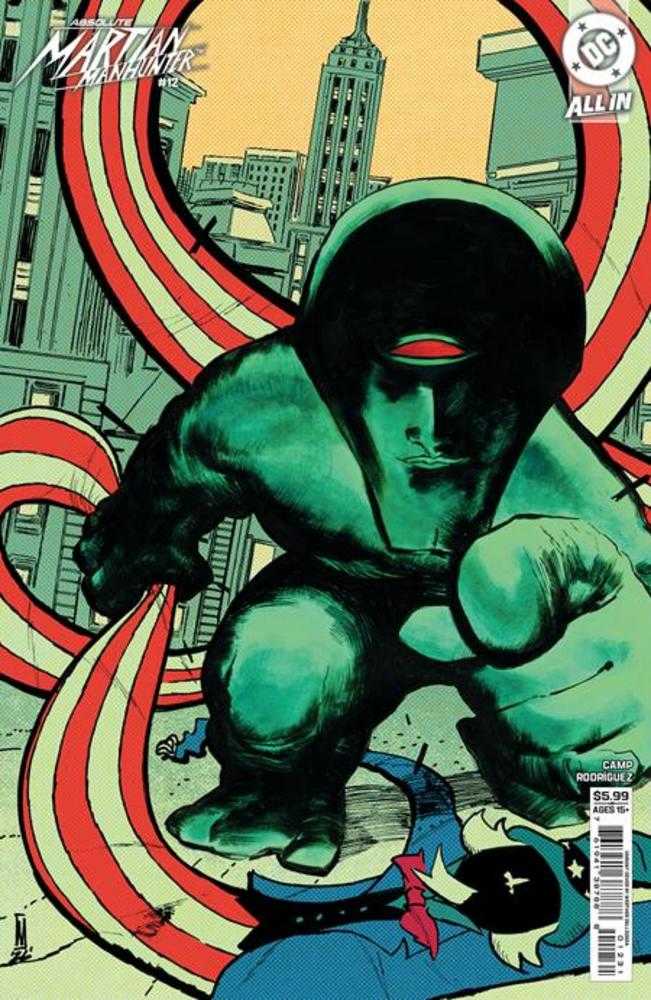 Absolute Martian Manhunter #12 Cover C Werther Dell Edera Card Stock Variant | L.A. Mood Comics and Games