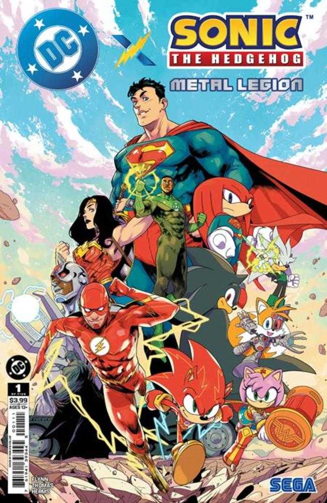 DC X Sonic The Hedgehog The Metal Legion #1 (Of 5) Cover A Pablo M Collar | L.A. Mood Comics and Games