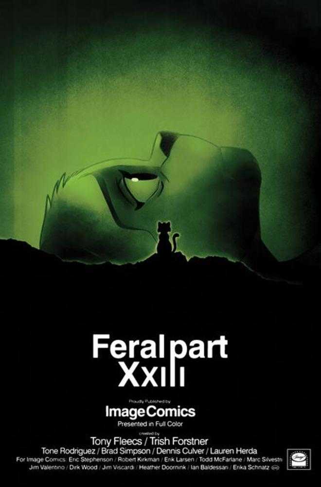 Feral #23 Cover B Tony Fleecs & Allen Passalaqua Homage Variant | L.A. Mood Comics and Games