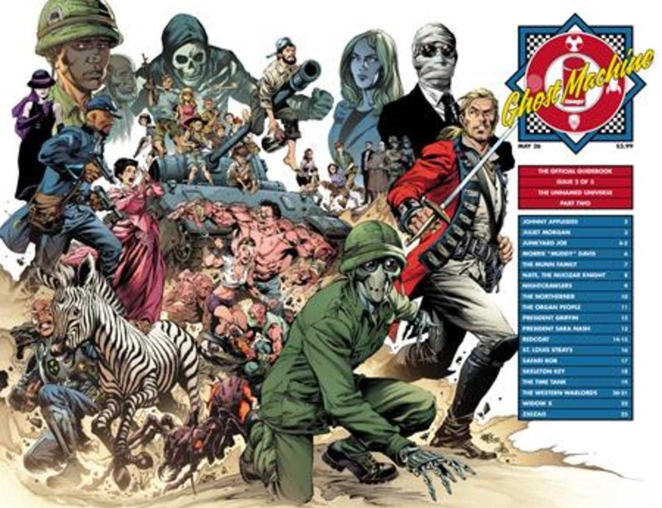 Ghost Machine The Official Guidebook #2 (Of 5) Cover C Ivan Reis & Danny Miki Wraparound Variant | L.A. Mood Comics and Games