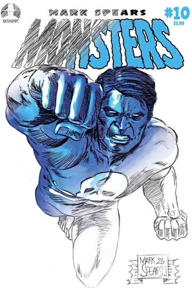 Mark Spears Monsters #10 Cover C Mark Spears Midknight Man Concept Variant | L.A. Mood Comics and Games