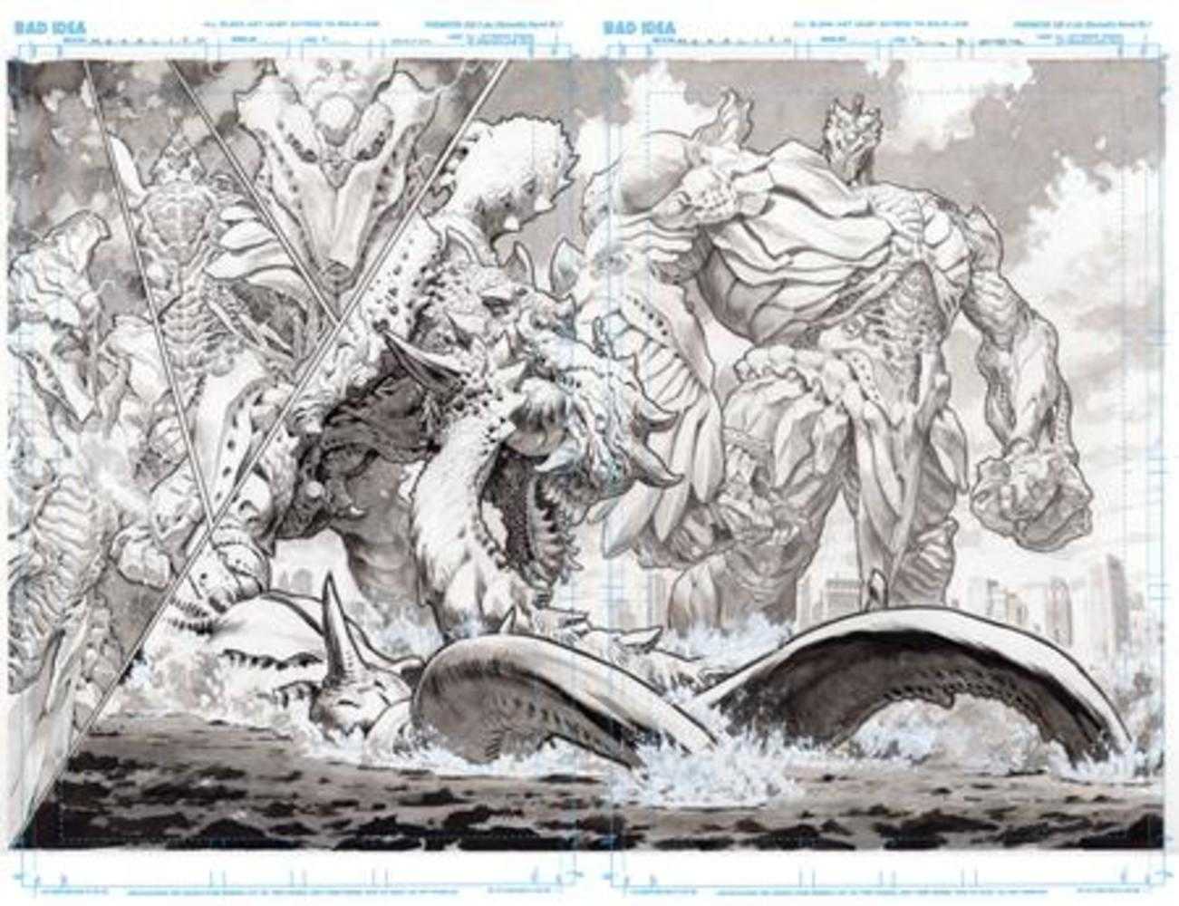 Olympus Saga Megalith #1 (Of 4) Cover D Lewis Larosa Original Art Edition 1 Variant | L.A. Mood Comics and Games