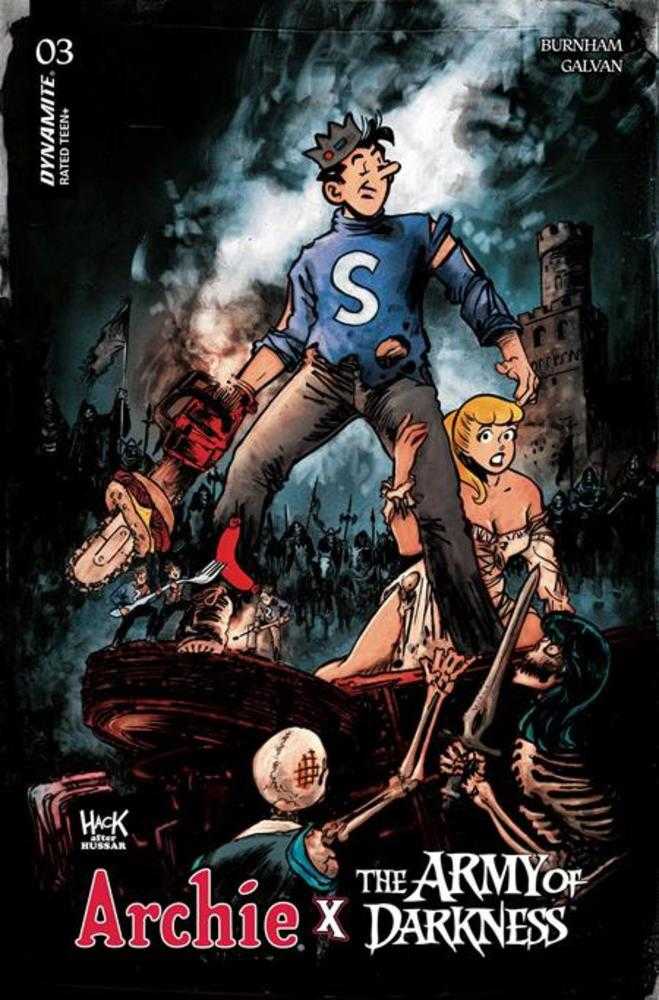 Archie X Army Of Darkness #3 Cover N Robert Hack Jughead Variant Trade Dress Variant | L.A. Mood Comics and Games