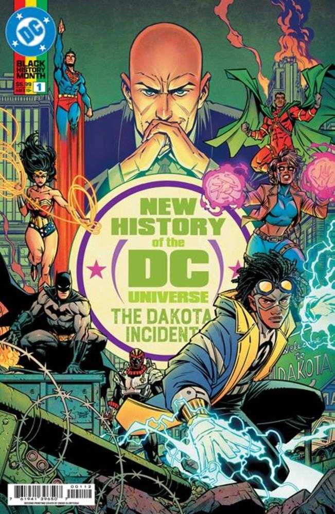 New History Of The DC Universe The Dakota Incident #1 (One Shot) 2nd Print Cover A Diego Olortegui | L.A. Mood Comics and Games