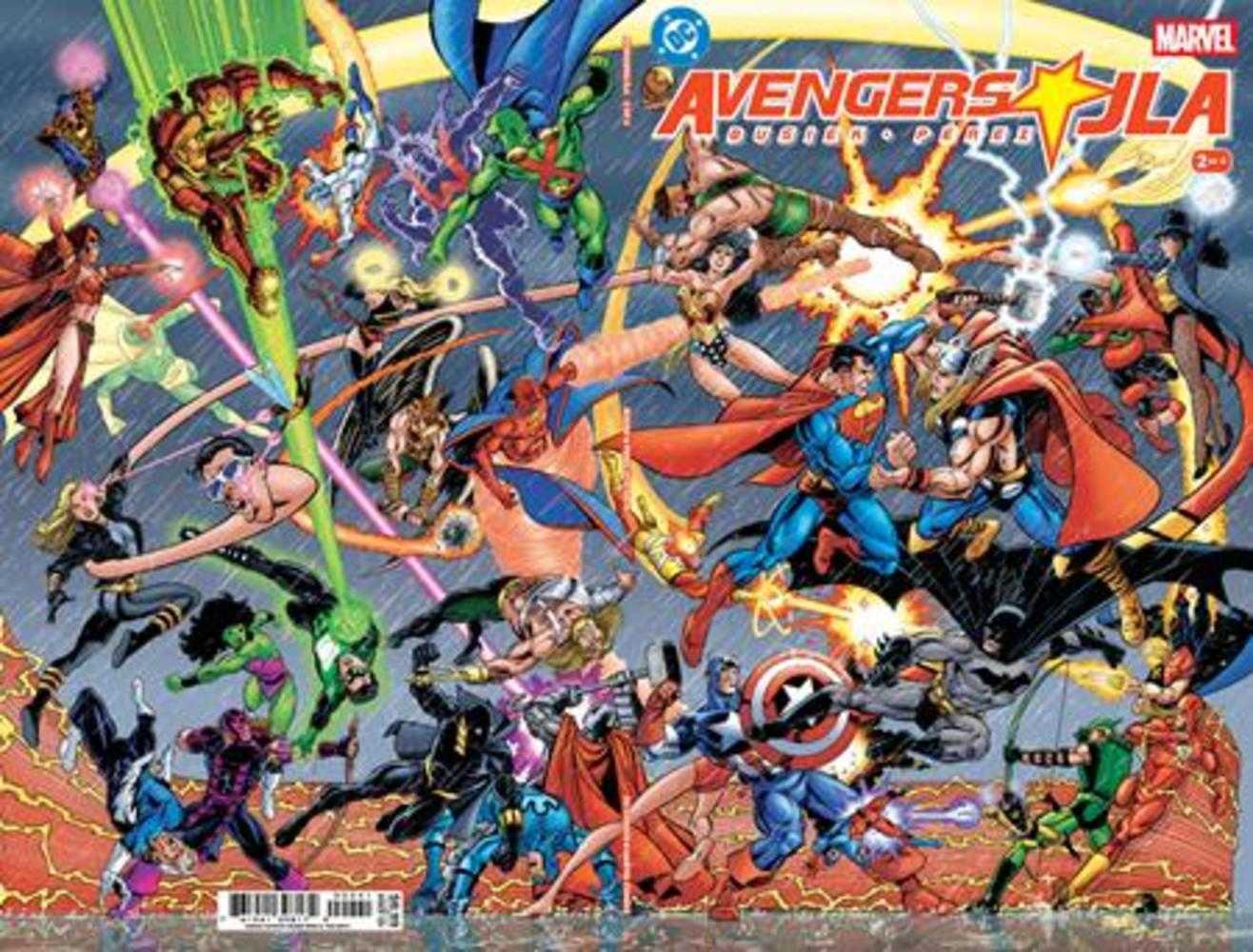 Avengers JLA #2 (Of 4) Facsimile Edition Cover D George Perez Foil Variant | L.A. Mood Comics and Games