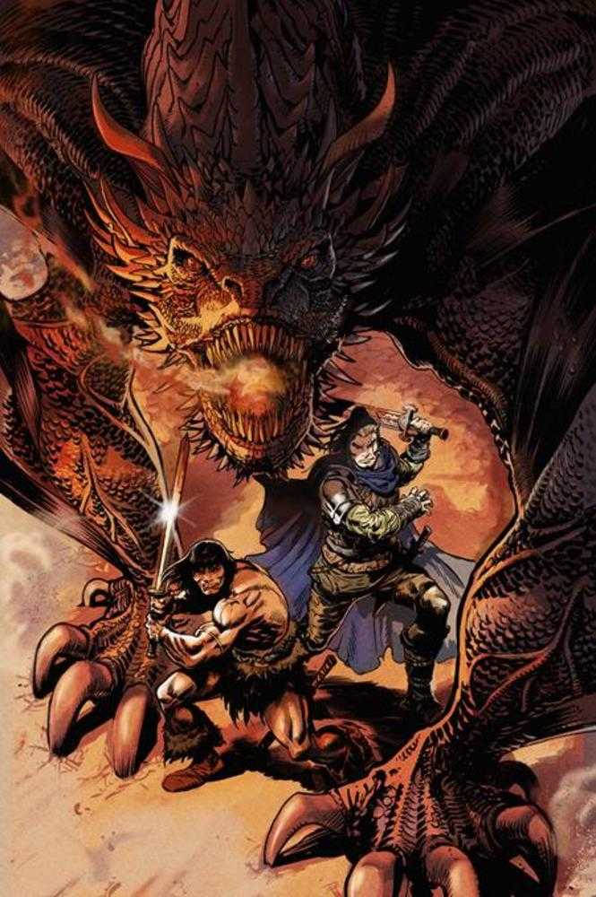 Conan And Dragonero #2 (Of 7) Cover D Fernando Dagnino Full Art Variant (Mature) | L.A. Mood Comics and Games