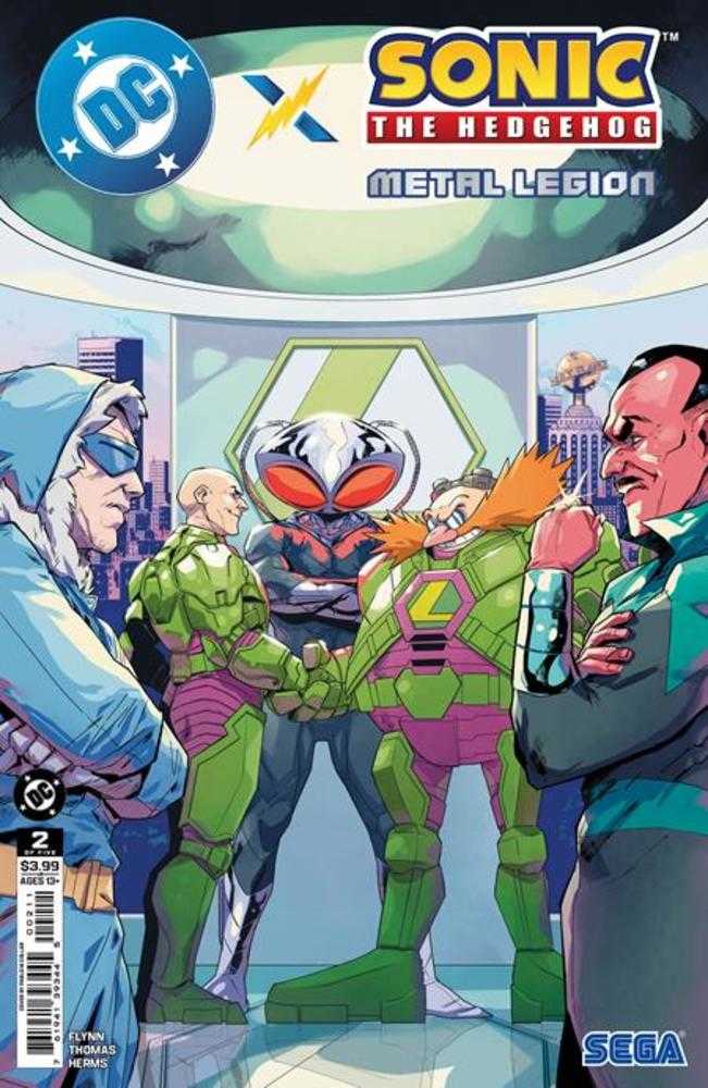 DC X Sonic The Hedgehog The Metal Legion #2 (Of 5) Cover A Pablo M Collar | L.A. Mood Comics and Games