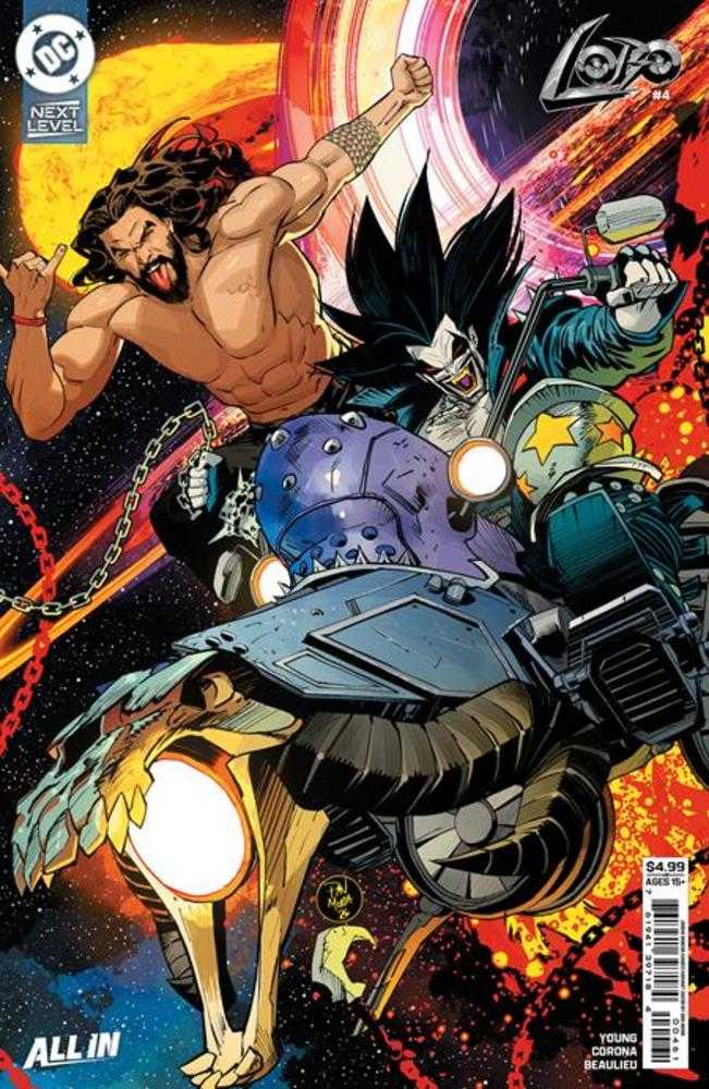 Lobo #4 Cover F Dan Mora Jason Momoa Cameo Card Stock Variant | L.A. Mood Comics and Games