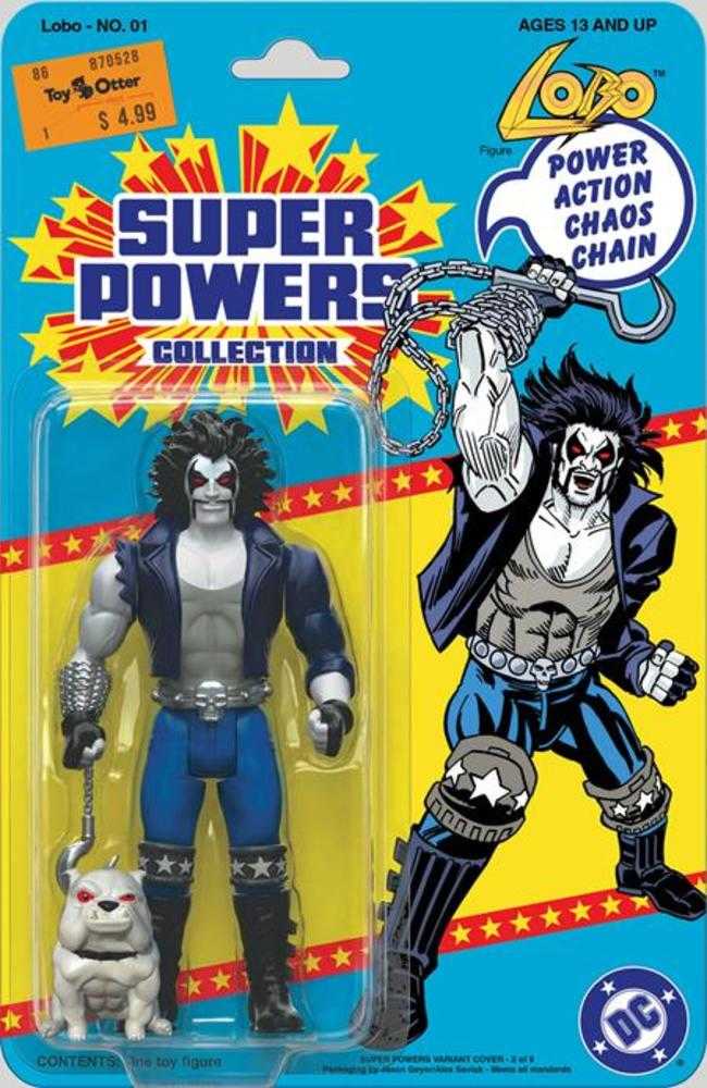 Lobo #1 Facsimile Edition Cover B Jason Geyer & Alex Saviuk Lobo Super Powers Card Stock Variant | L.A. Mood Comics and Games