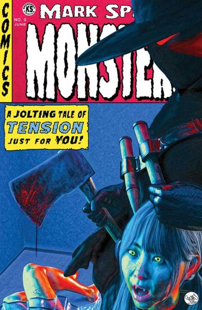 Mark Spears Monsters #0 Deluxe Edition (One Shot) Cover C Mark Spears Crime Suspen Stories 22 Homage Variant | L.A. Mood Comics and Games