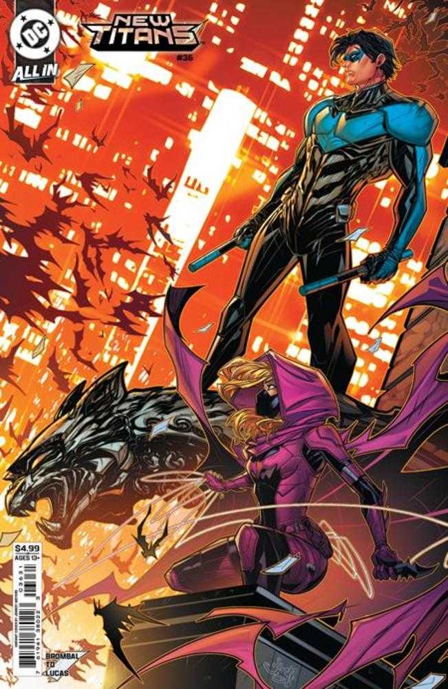 New Titans #36 Cover C Jonboy Meyers Card Stock Variant | L.A. Mood Comics and Games