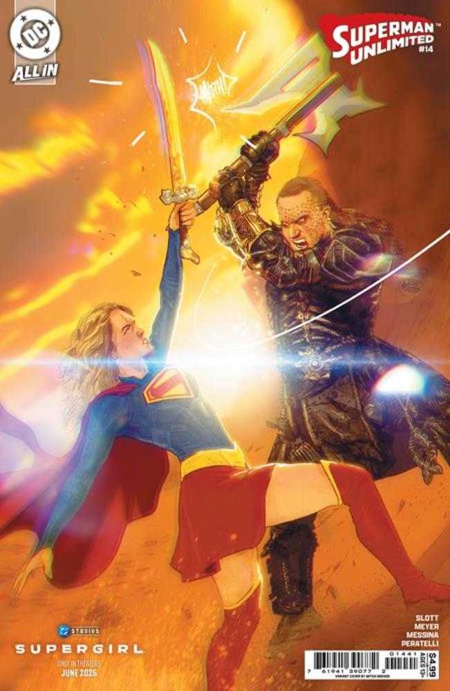 Superman Unlimited #14 Cover D Mitch Gerads Supergirl Movie Card Stock Variant (The Reign Of The Superboys) | L.A. Mood Comics and Games