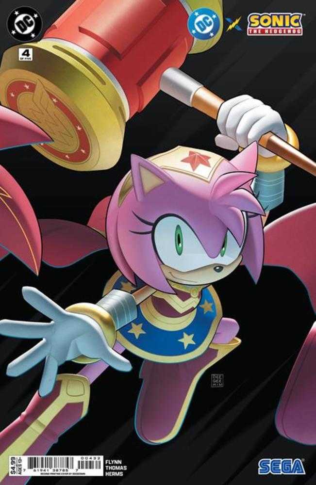 DC X Sonic The Hedgehog #4 (Of 5) 2nd Print Deegeemin Connecting | L.A. Mood Comics and Games