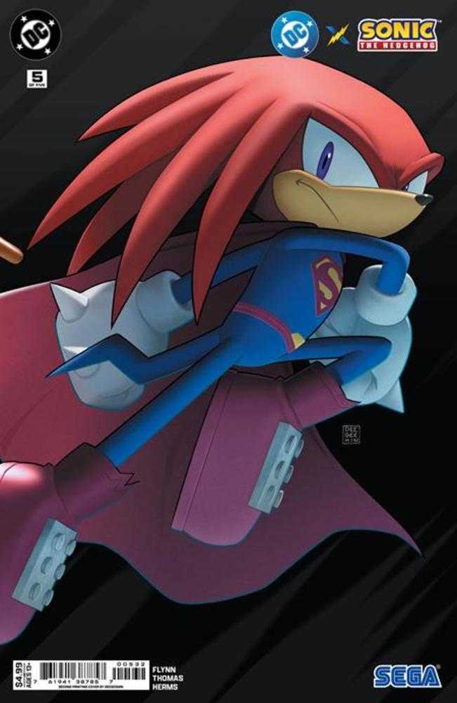 DC X Sonic The Hedgehog #5 (Of 5) 2nd Print Deegeemin Connecting | L.A. Mood Comics and Games