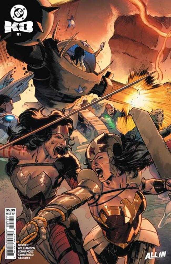 DC K.O. #1 (Of 5) 4th Print Cover B Javi Fernandez Connecting Card Stock Variant | L.A. Mood Comics and Games