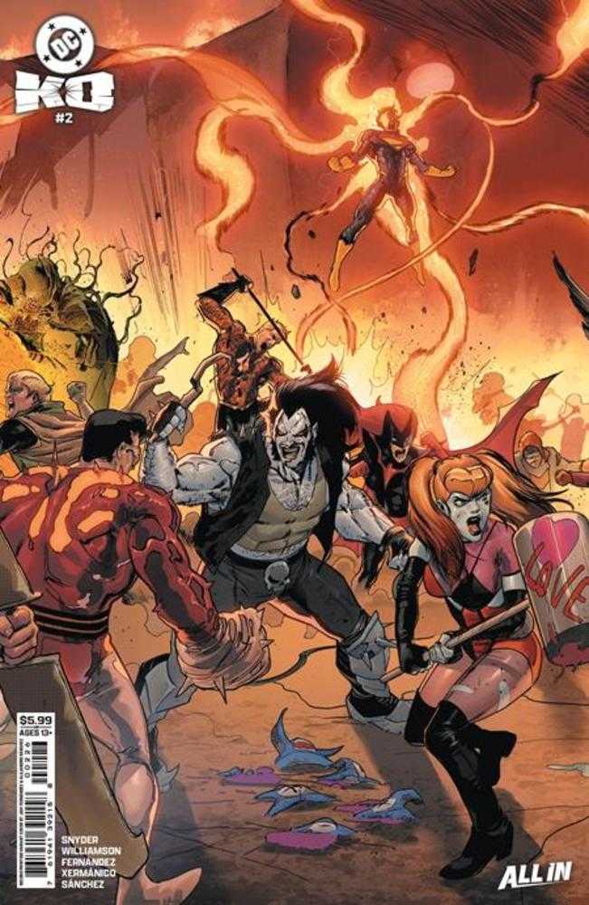 DC K.O. #2 (Of 5) 2nd Print Cover B Javi Fernandez Connecting Card Stock Variant | L.A. Mood Comics and Games