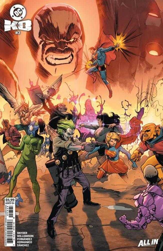DC K.O. #3 (Of 5) 2nd Print Cover B Javier Fernandez Connecting Card Stock Variant | L.A. Mood Comics and Games