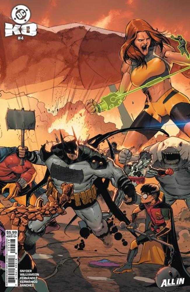 DC K.O. #4 (Of 5) 2nd Print Cover B Javier Fernandez Connecting Card Stock Variant | L.A. Mood Comics and Games