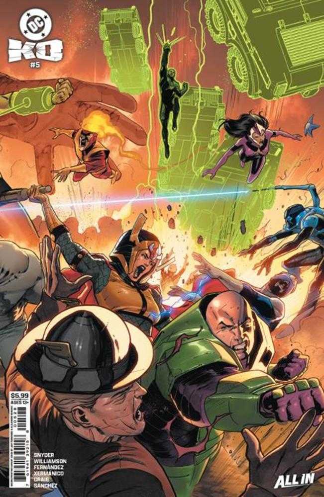 DC K.O. #5 (Of 5) 2nd Print Cover B Javier Fernandez Connecting Card Stock Variant | L.A. Mood Comics and Games
