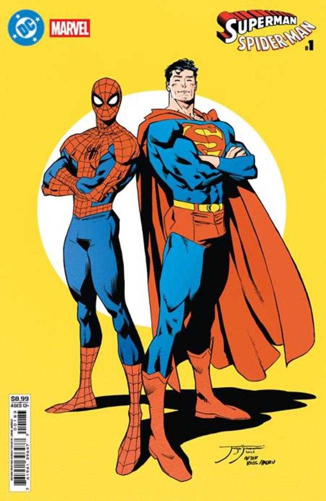 DC Marvel Superman Spider-Man #1 (One Shot) 2nd Print Cover B Jorge Jimenez Card Stock Variant | L.A. Mood Comics and Games