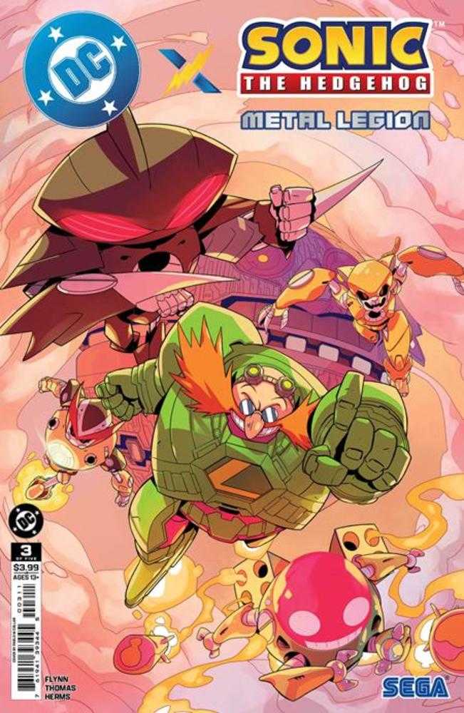 DC X Sonic The Hedgehog The Metal Legion #3 (Of 5) Cover A Pablo M Collar | L.A. Mood Comics and Games